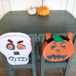 kids' dining table painted in Miss Mustard Seed kitchen scale