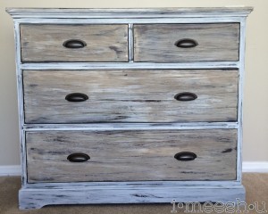 getting a restoration hardware look with chalk paint